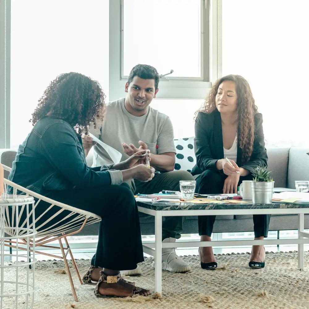 Small business owner working with expert accountants providing bookkeeping and financial services support Small business owner working with expert accountants providing bookkeeping and financial services support